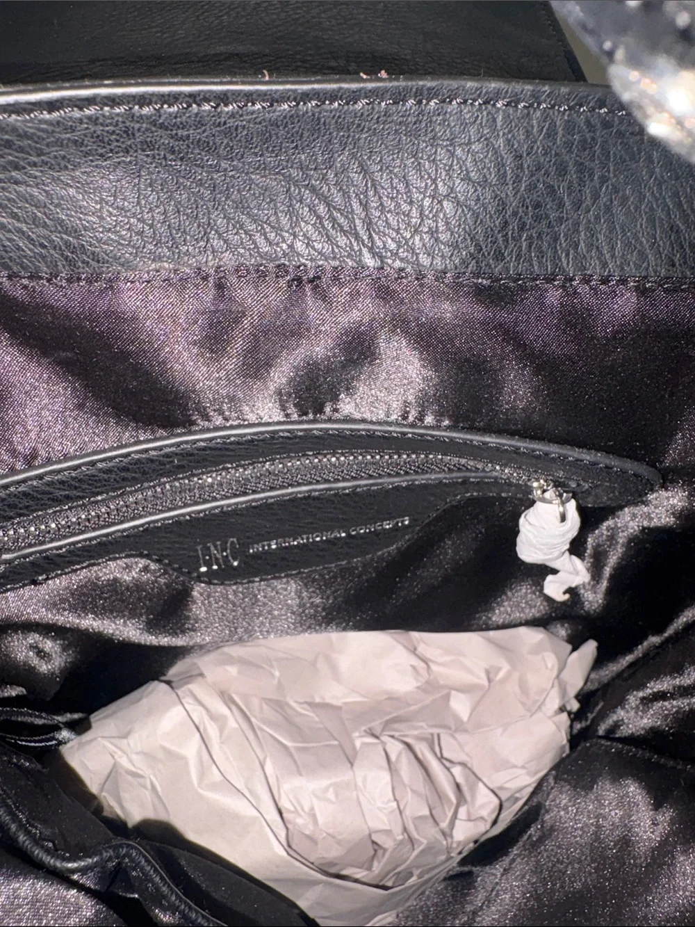 NWT I.N.C International Concept Women’s Embroidered Faux Leather Backpack